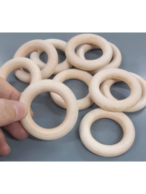 Angel Çanta Aksesuar 4.5 cm Ahşap  Halka