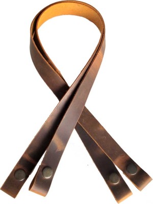 Angel Çanta Aksesuar Gerçek Deri Crazy Oil Çıtçıtlı Sap (Renk Seçenekli)