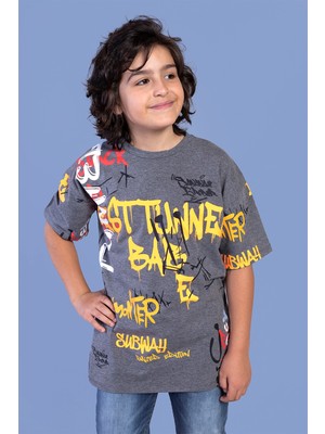 Toontoy Kids Toontoy Erkek Çocuk Komple Baskılı Tişört