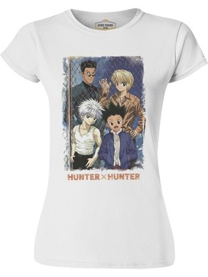 Lord T-Shirt Hunter x Hunter Beyaz Kadın Tshirt
