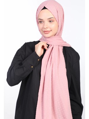 Miray Miray Pıtpıt Şifon Şal Koyu Pudra