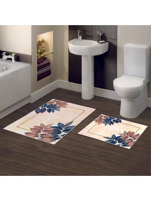 Alanur Home Alanur Trend Kaymaz Taban Dijital Banyo Takımı KT420 Krem