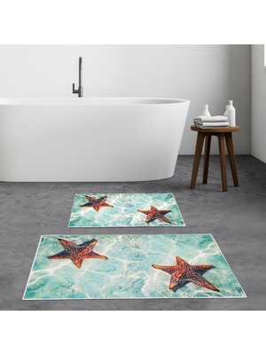 Alanur Home Alanur Trend Kaymaz Taban Dijital Banyo Takımı KT430 Yeşil