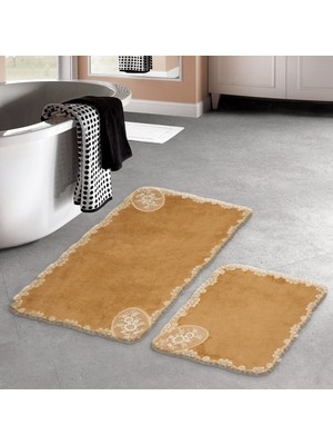 Alanur Home Viyana Welsoft Aplikli 2 Li Klozet Takımı Açık Kahve