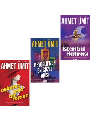 Aşkımız Eski Bir Roman - Beyoğlu'nun En Güzel Abisi - İstanbul Hatırası - 3 Kitap - Ahmet Ümit + Tohumlu Kalem