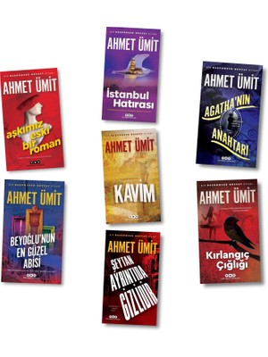 Aşkımız Eski Bir Roman - İstanbul Hatırası - Kavim - Kırlangıç Çığlığı - 7 Kitap - Ahmet Ümit + Tohumlu Kalem