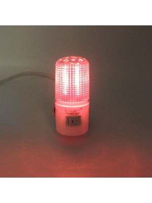 Sunlight Kısa LED Gece Lambası 0,5W Tasarruflu Işıklı Fişli Düğmeli