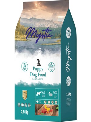 Mystic Mystic Az Tahıllı Yavru Köpek Maması Kuzulu 2,5 kg