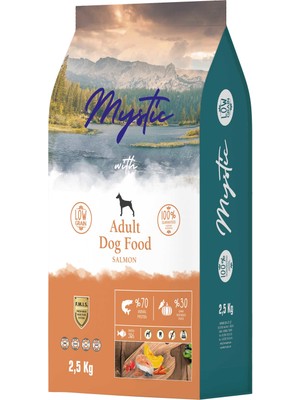 Mystic Mystic Az Tahıl Yetişkin Köpek Maması Somon 2,5 kg