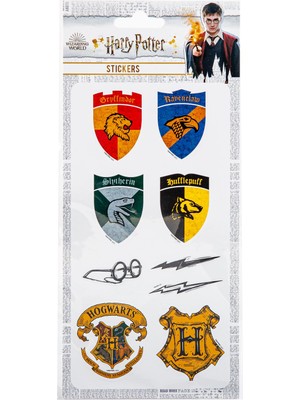 Gifi Sticker 3'lü Set Harry Potter Lisanslı Etiket Özel Tasarım