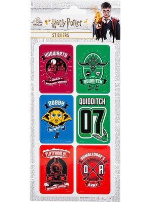 Gifi Sticker 3'lü Set Harry Potter Lisanslı Etiket Özel Tasarım