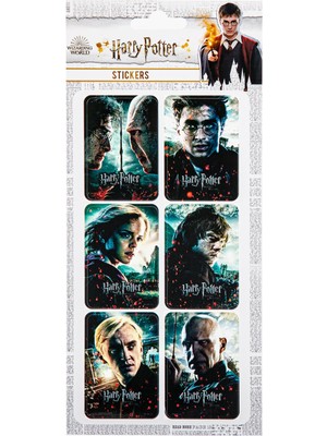 Gifi Sticker 3'lü Set Harry Potter Lisanslı Etiket Özel Tasarım