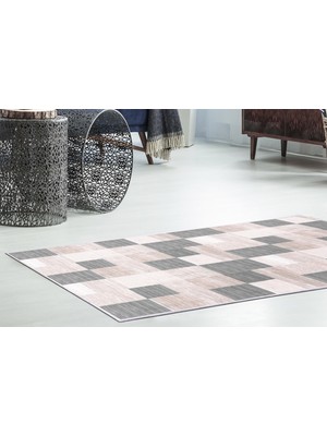 Dekoreko Inci Saçaksız Yıkanabilir Kaymaz Taban Yolluk Halı  Y2021