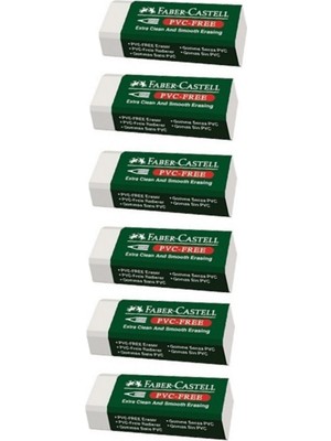 Faber-Castell Küçük Boy Silgi Beyaz 7'li