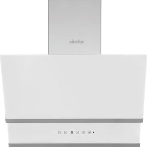 8668 Beyaz Cam Davlumbaz 60 cm