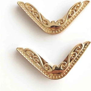 Angel Çanta Aksesuar 2li Light Gold Köşe Aparatı Süslü Model