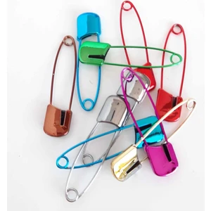 Angel Çanta Aksesuar 5 Adet Renkli  Çengelli Iğne 5 cm