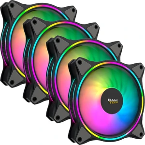 4in1 Kumandalı Rgb Fan Set 4lü Set Kit 4X120MM Kasa Fanı