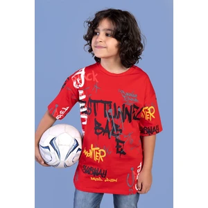 Toontoy Kids Toontoy Erkek Çocuk Komple Baskılı Tişört