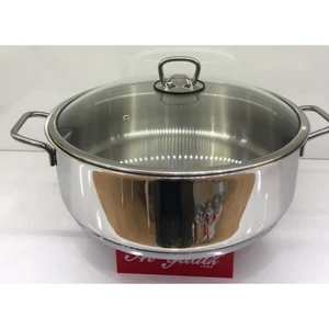 Basık Tencere 28 cm. Metal Sap