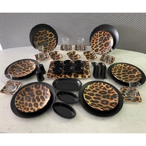 41 Parça Leopar Kahvaltı Seti
