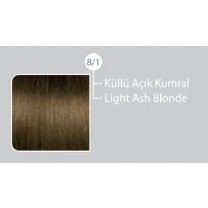 SAÇ BOYASI 8/1 KÜLLÜ AÇIK KUMRAL & BROCHES 30 VOLUME %9 OKSİDAN 2'Lİ SET
