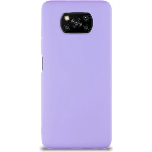 Kzy Xiaomi Poco X3 Pro Kapak Içi Kadife Soft Logosuz Lansman Silikon Kılıf - Lila