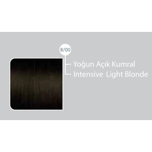 SAÇ BOYASI 8/00 YOĞUN AÇIK KUMRAL & BROCHES 30 VOLUME %9 OKSİDAN 2'Lİ SET