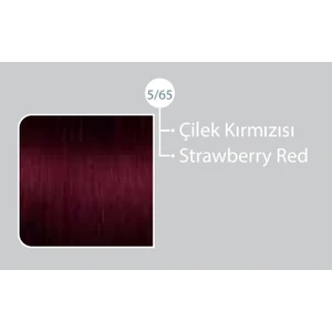 SAÇ BOYASI 5/65 ÇİLEK KIRMIZISI & BROCHES 20 VOLUME %6 OKSİDAN 60ML 2'Lİ SET