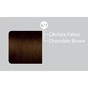 SAÇ BOYASI 6/7 ÇİKOLATA KAHVE & BROCHES 20 VOLUME %6 OKSİDAN 60ML 2'Lİ SET