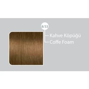 SAÇ BOYASI 8/33 KAHVE KÖPÜĞÜ & BROCHES 30 VOLUME %9 OKSİDAN 2'Lİ SET