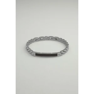 So CHIC Parlak Çelik Erkek Bileklik 6 mm 17 cm ve 20 cm Ayarlanabilir Kullanım