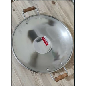 Üzüm Çelik Kavurma Sacı-Gözleme Tavası No :2 32 cm Krom Içerikli Paslanmaz Çelik