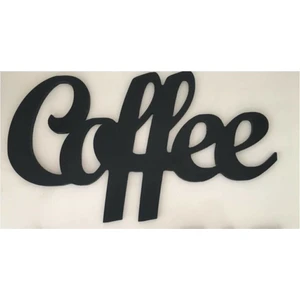 Güneş Lazer Coffee Yazısı Duvar Dekoru