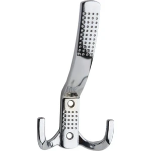 BADEM10 Nobel Noktalı Portmanto Zamak Krom Askı 14 cm