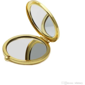 KENPAZAR Cosmetic Mirror Promosyon Cep Aynası Gold Renk