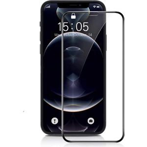 Case 4U Apple iPhone 12 Pro Tam Kaplayan Fiber Nano Ekran Koruyucu Cam