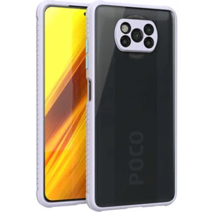 Case World Caseworld Xiaomi Poco X3 Pro Kılıf Kamera ve Köşe Korumalı Aircolor Kapak - Lila