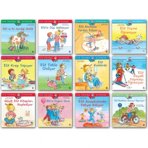 Iş Bankası Ilk Okuma Kitabım Elif Serisi Set-2 12 Kitaplık Set