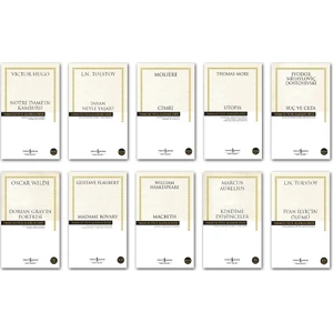 Hasan Ali Yücel Dünya Klasikleri:  Suç ve Ceza - İnsan Neyle Yaşar  - 10 Kitap