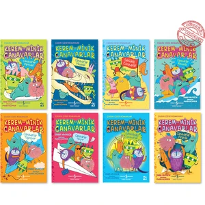 Iş Bankası Kerem ile Minik Canavarlar Set 8 Kitap Çizgi Roman Zanna Davidson