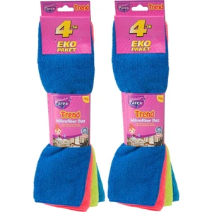 Trend Mikrofiber Temizlik Bezi 4’lü Eko Paket 2'li Paket