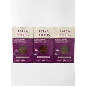 Talya Foods Filizlenmiş Kırmızı Mercimek ve Nohut Makarnası 200 gr x 3