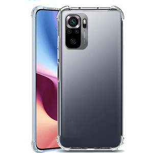 Xiaomi Redmi Note 10 Kılıf Şeffaf Antişok Darbe Emici Sert Silikon