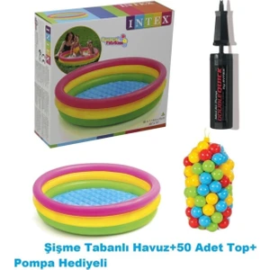 Vardem Oyuncak Çocuk Havuz 50 Adet Havuz Topu +Pompa Hediyeli 114 X25 cm