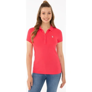 U.S. Polo Assn. Kadın Roude Red(P) Basic T-Shirt 50234714-PB0012