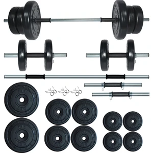 55 kg Kombo Halter Seti ve Dambıl Seti Ağırlık Fitness Seti