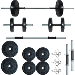 25 kg Kombo Halter Seti ve Dambıl Seti Ağırlık Fitness Seti