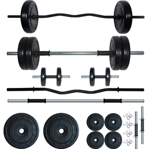 28 kg Z Barlı Halter Seti ve Dambıl Seti Ağırlık Fitness Seti