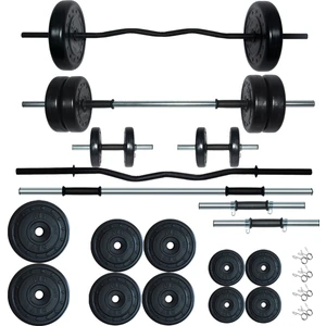 58 kg Z Barlı Halter Seti ve Dambıl Seti Ağırlık Fitness Seti